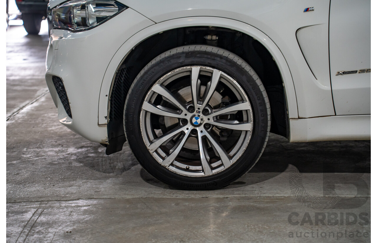 03/2015 Bmw X5 xDRIVE30d AWD F15 MY15 4D Wagon Alpin White Diesel Turbo 3.0L