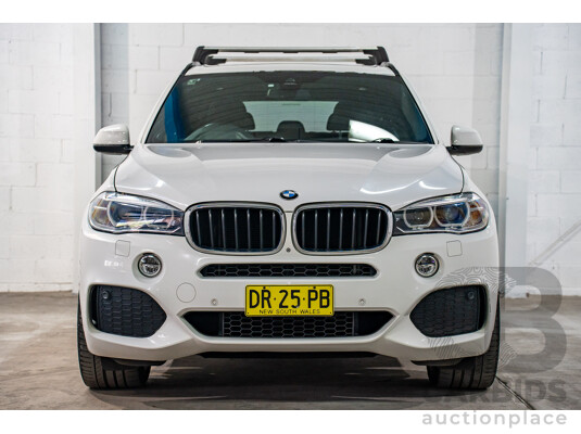 1660784 · 03/2015 Bmw X5 xDRIVE30d AWD F15 MY15 4D Wagon Alpin White Diesel Turbo 3.0L