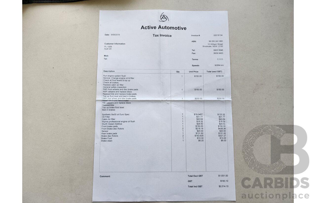 3/2014 Audi Q5 3.0 TDI Quattro 8R MY14 4d Wagon White 3.0L