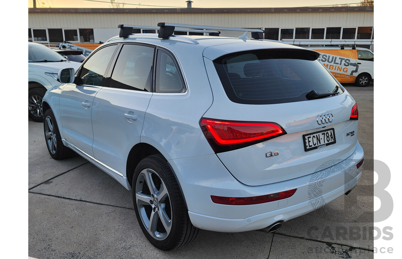 3/2014 Audi Q5 3.0 TDI Quattro 8R MY14 4d Wagon White 3.0L