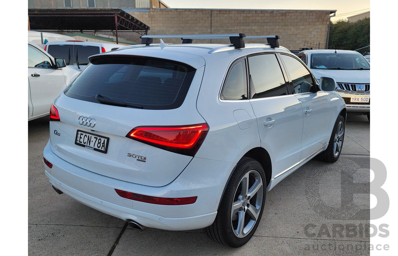 3/2014 Audi Q5 3.0 TDI Quattro 8R MY14 4d Wagon White 3.0L