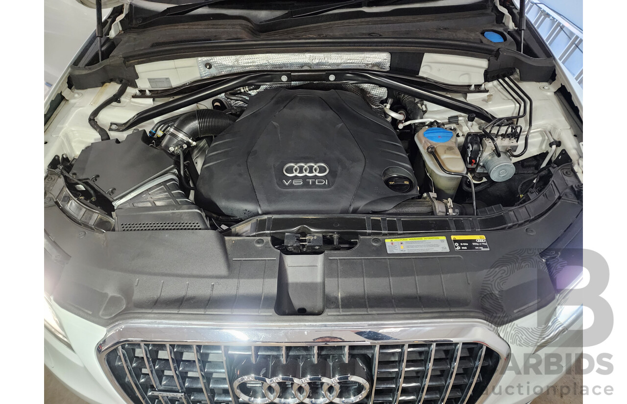 3/2014 Audi Q5 3.0 TDI Quattro 8R MY14 4d Wagon White 3.0L