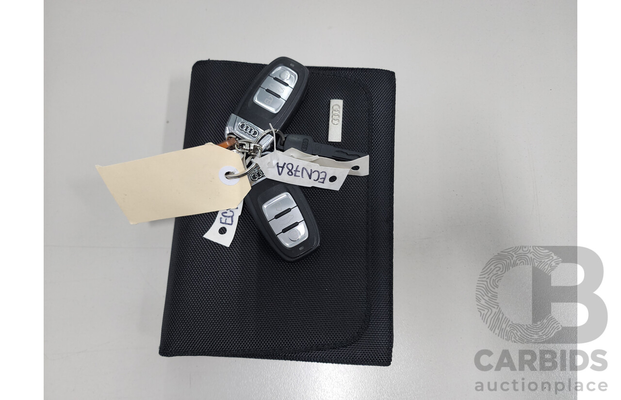 3/2014 Audi Q5 3.0 TDI Quattro 8R MY14 4d Wagon White 3.0L