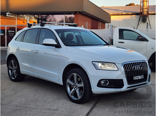 3/2014 Audi Q5 3.0 TDI Quattro 8R MY14 4d Wagon White 3.0L