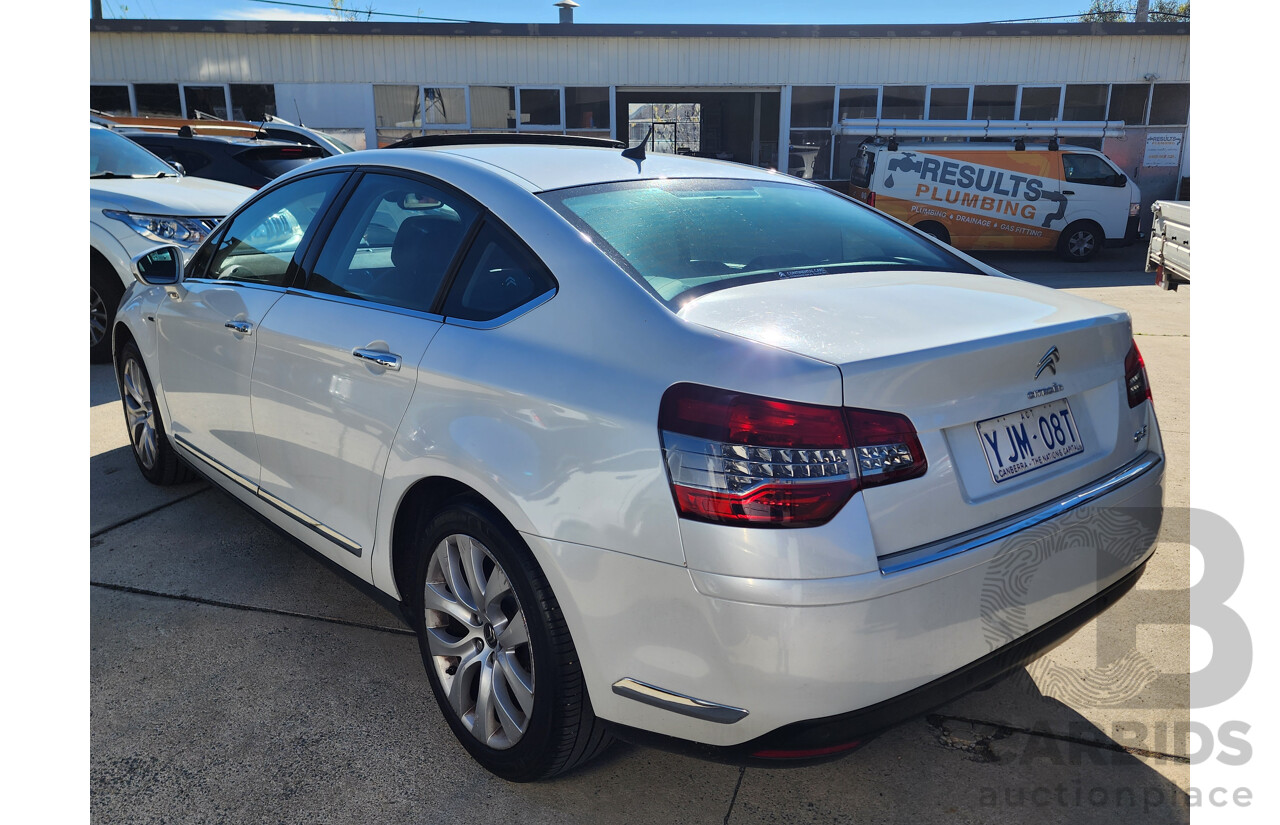 4/2013 Citroen C5 Exclusive 2.0 HDi X7 4d Sedan White 2.0L