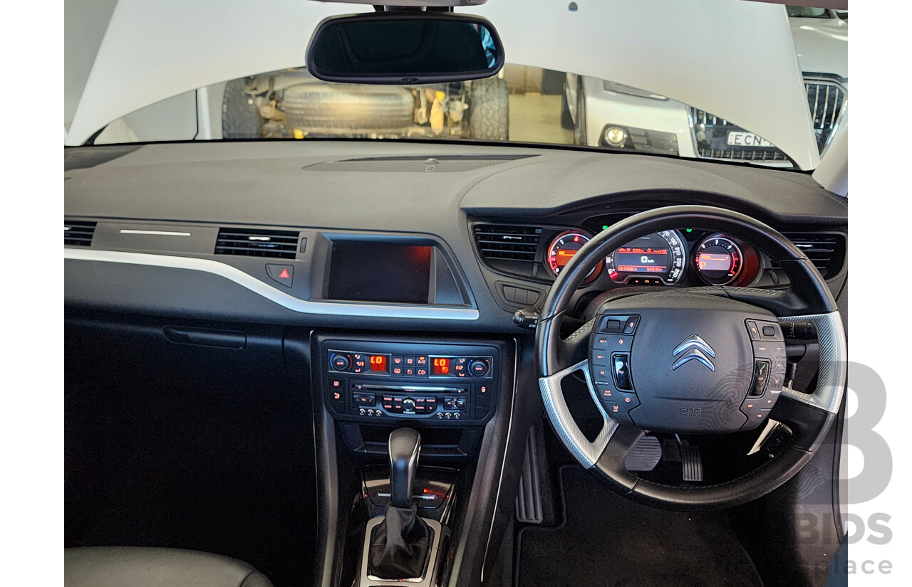 4/2013 Citroen C5 Exclusive 2.0 HDi X7 4d Sedan White 2.0L
