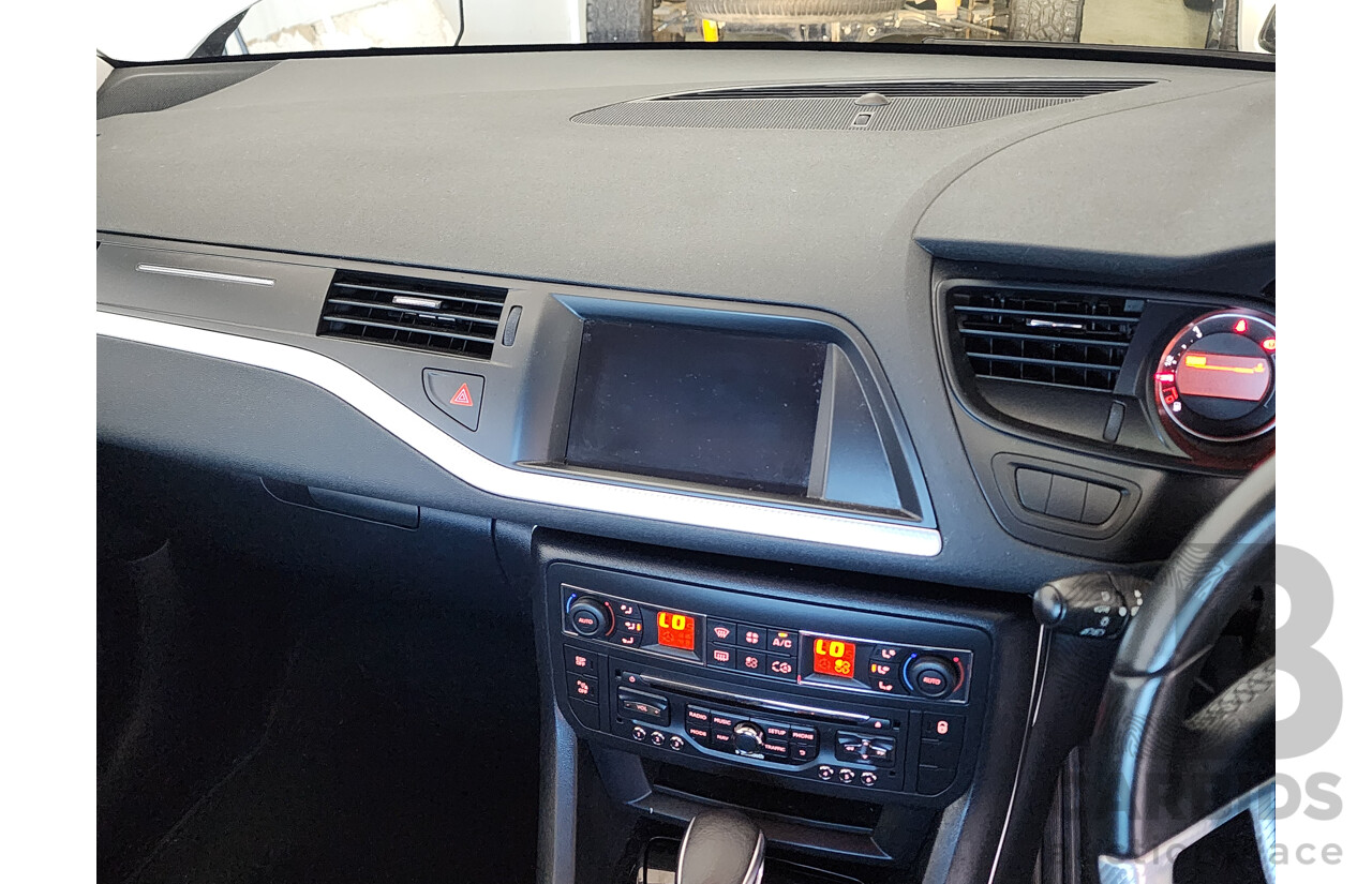 4/2013 Citroen C5 Exclusive 2.0 HDi X7 4d Sedan White 2.0L