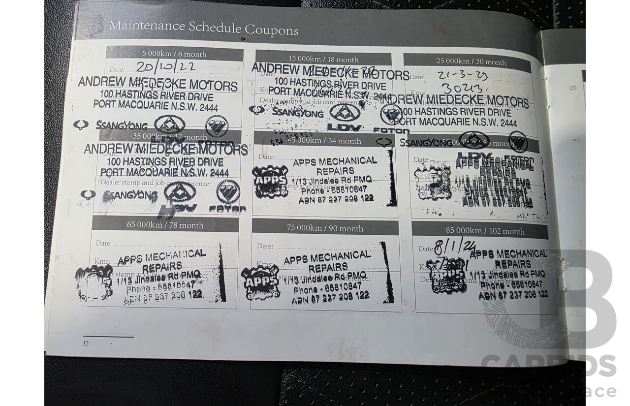 8/2022 GWM Cannon-X (4x4) Dual Cab Utility White Turbo Diesel 2.0L
