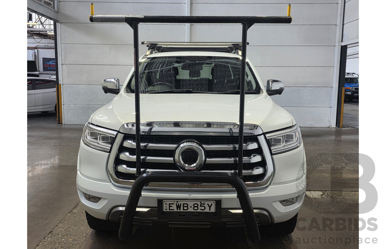 8/2022 GWM Cannon-X (4x4) Dual Cab Utility White Turbo Diesel 2.0L