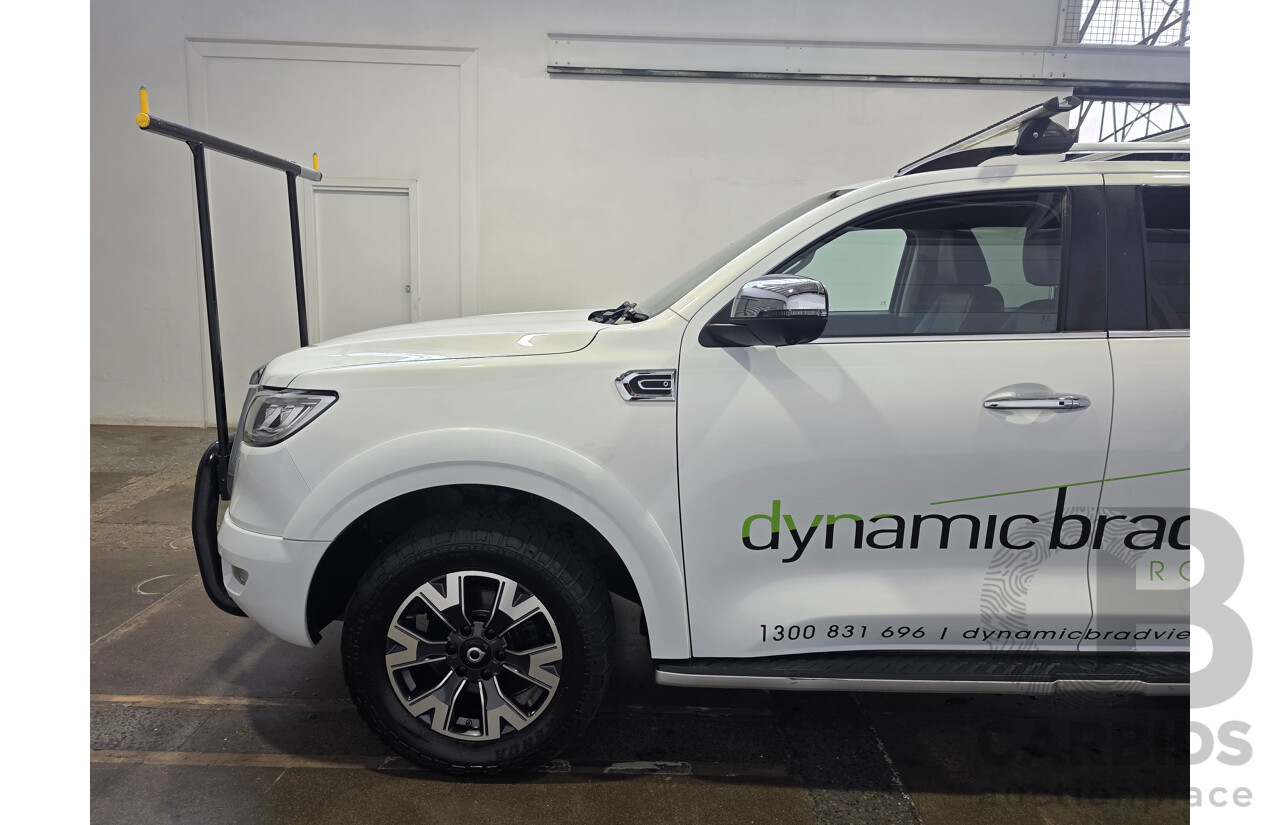 8/2022 GWM Cannon-X (4x4) Dual Cab Utility White Turbo Diesel 2.0L