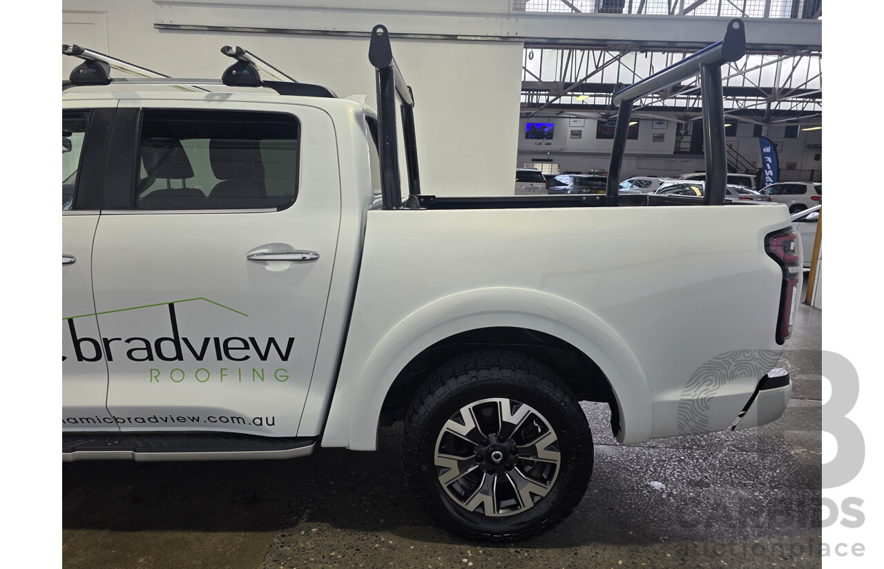 8/2022 GWM Cannon-X (4x4) Dual Cab Utility White Turbo Diesel 2.0L