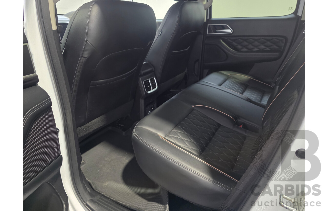 8/2022 GWM Cannon-X (4x4) Dual Cab Utility White Turbo Diesel 2.0L