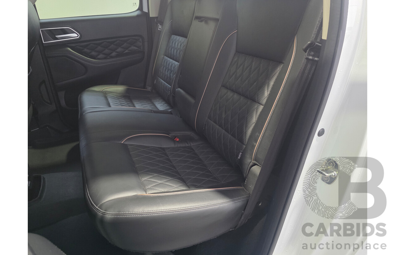 8/2022 GWM Cannon-X (4x4) Dual Cab Utility White Turbo Diesel 2.0L