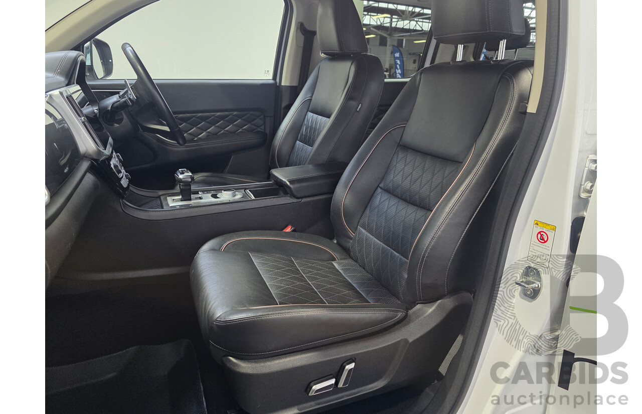 8/2022 GWM Cannon-X (4x4) Dual Cab Utility White Turbo Diesel 2.0L