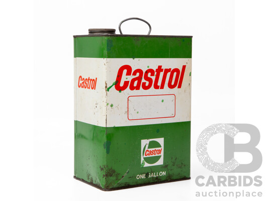 Vintage Castrol One Gallon Tin