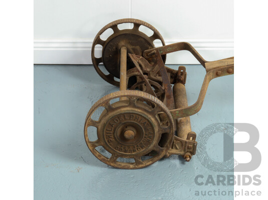 Antique Philadelphia Mower Co Push Mower, Circa 1925