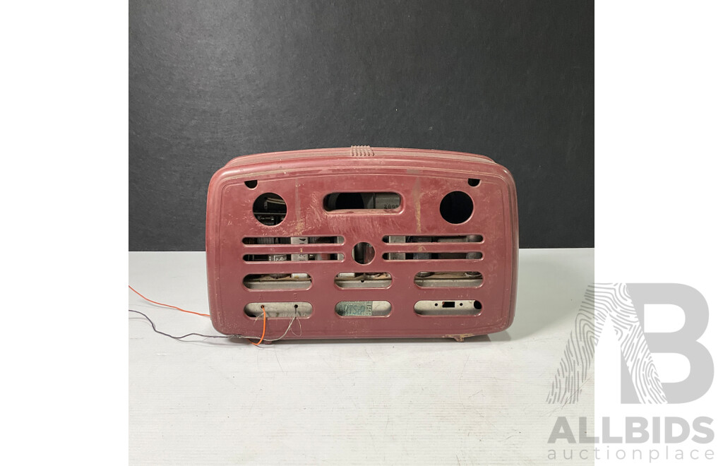 Vintage AWA Valve Radio