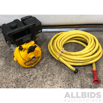 Onga 350 Vanguard Self Priming Pump and Fire Hose