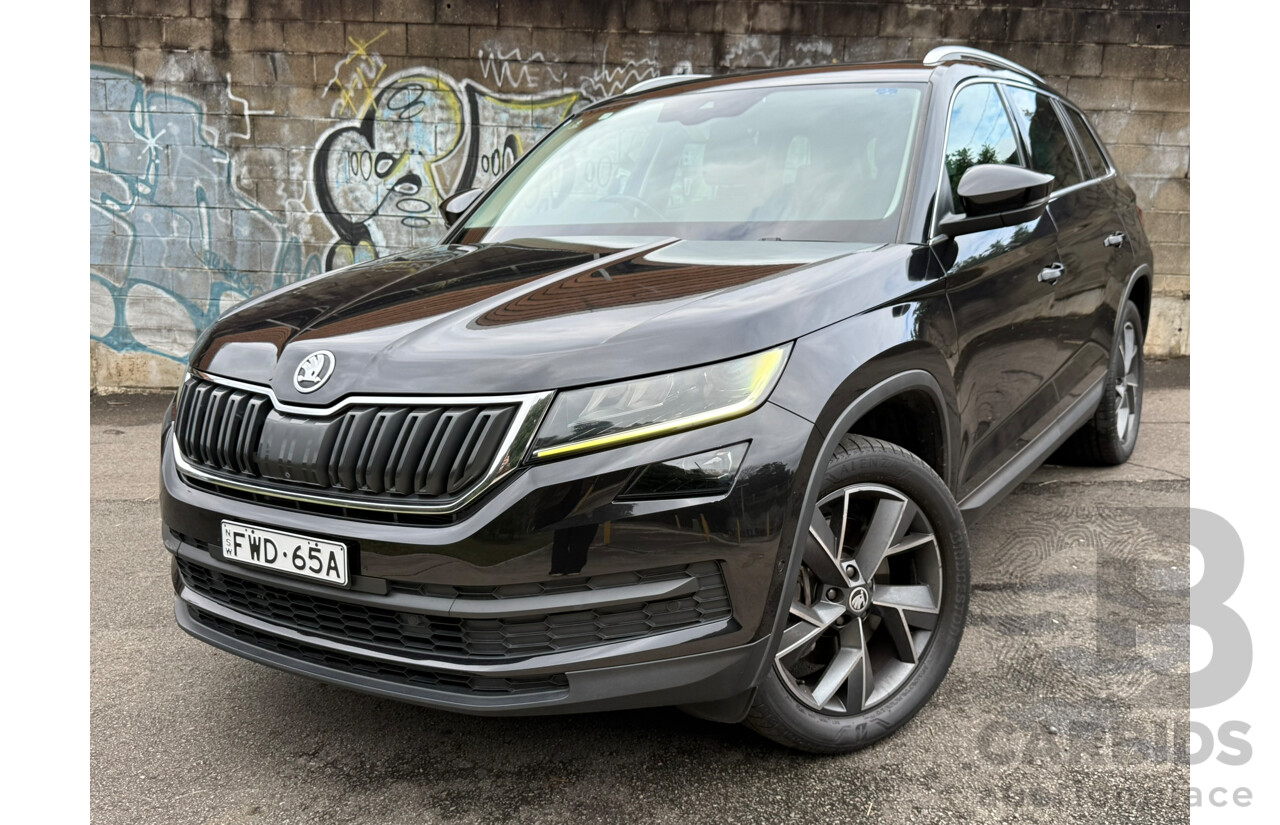 03/2018 Skoda Kodiaq 132 TSI (4x4) 4x4 NS MY18 4D Wagon Black 2.0L