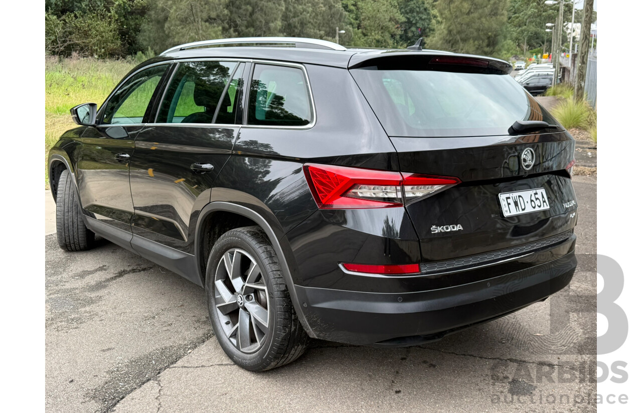 03/2018 Skoda Kodiaq 132 TSI (4x4) 4x4 NS MY18 4D Wagon Black 2.0L
