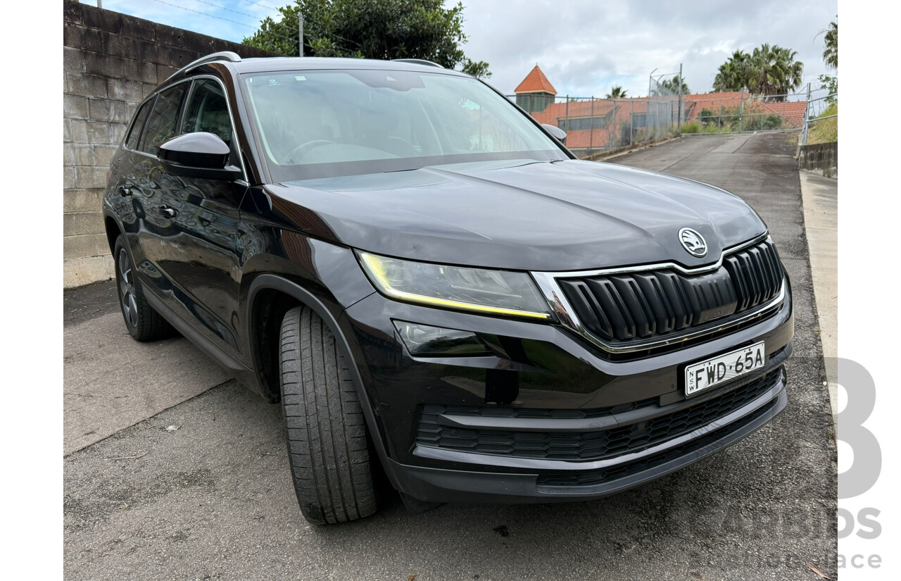 03/2018 Skoda Kodiaq 132 TSI (4x4) 4x4 NS MY18 4D Wagon Black 2.0L