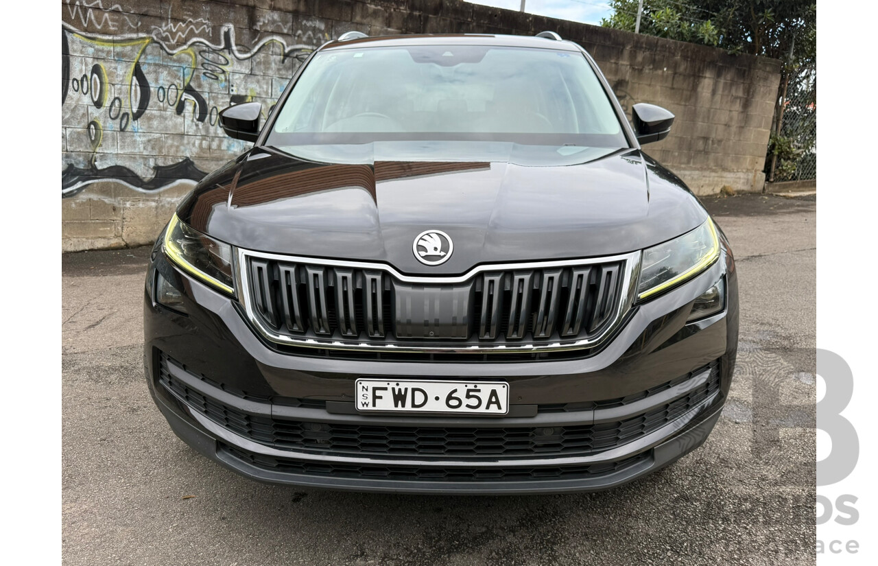 03/2018 Skoda Kodiaq 132 TSI (4x4) 4x4 NS MY18 4D Wagon Black 2.0L