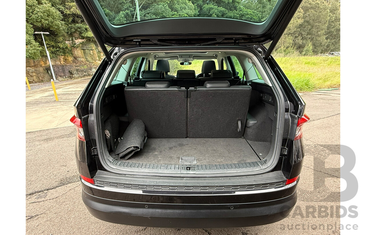 03/2018 Skoda Kodiaq 132 TSI (4x4) 4x4 NS MY18 4D Wagon Black 2.0L