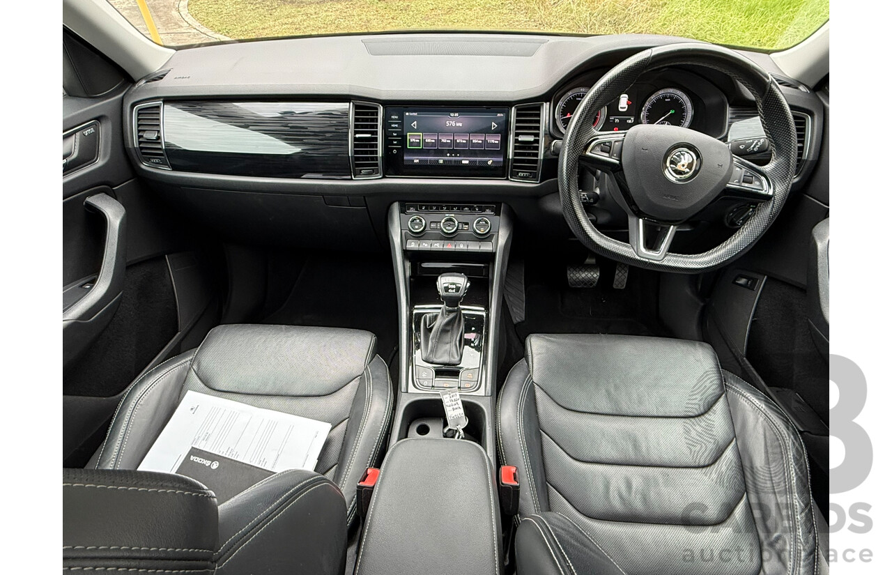 03/2018 Skoda Kodiaq 132 TSI (4x4) 4x4 NS MY18 4D Wagon Black 2.0L