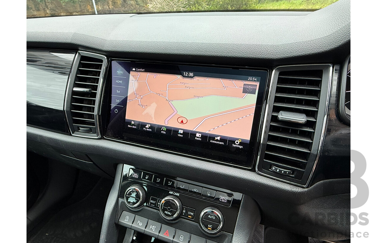 03/2018 Skoda Kodiaq 132 TSI (4x4) 4x4 NS MY18 4D Wagon Black 2.0L