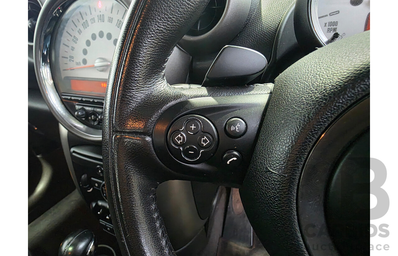 2/2012 Mini Cooper Countryman R60 MY12 4d Wagon True Blue Metallic 1.6L
