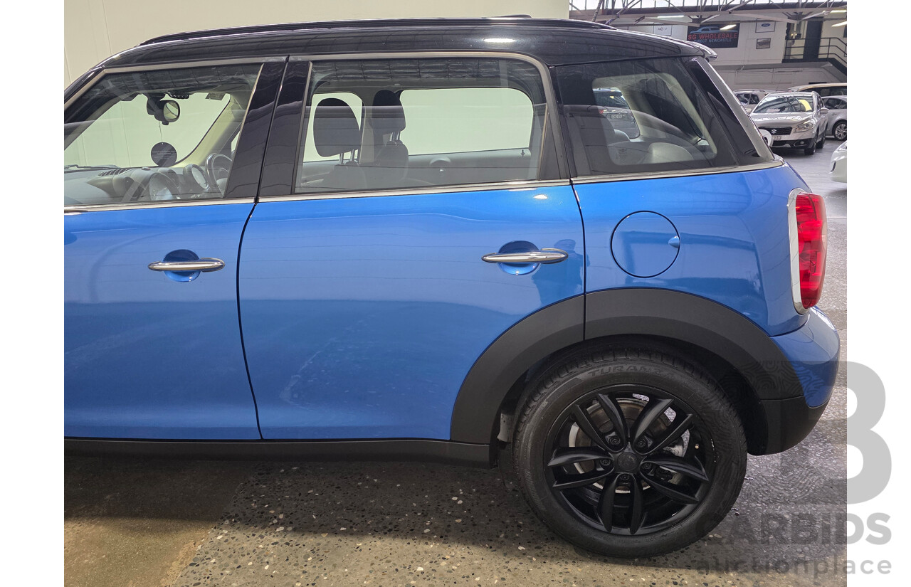 2/2012 Mini Cooper Countryman R60 MY12 4d Wagon True Blue Metallic 1.6L
