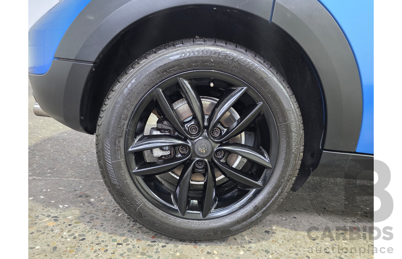 2/2012 Mini Cooper Countryman R60 MY12 4d Wagon True Blue Metallic 1.6L