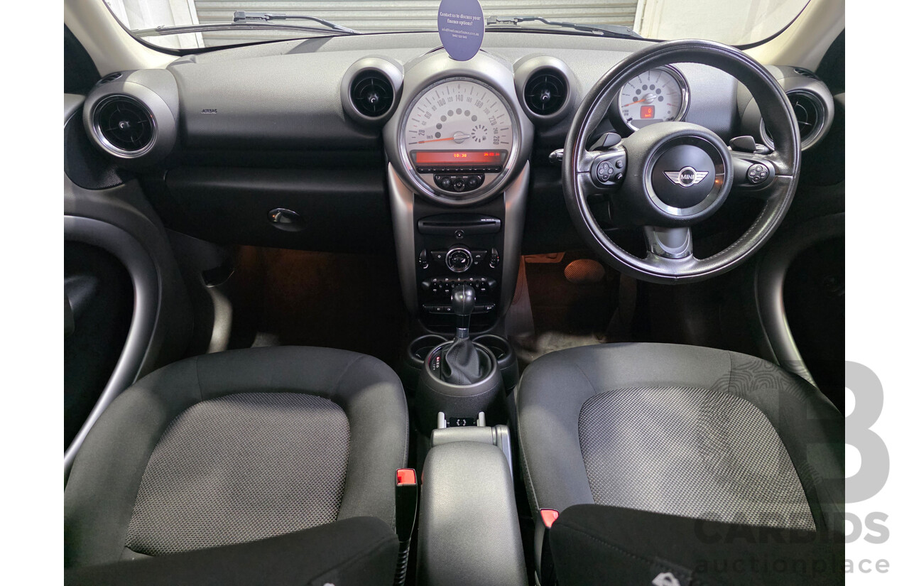 2/2012 Mini Cooper Countryman R60 MY12 4d Wagon True Blue Metallic 1.6L