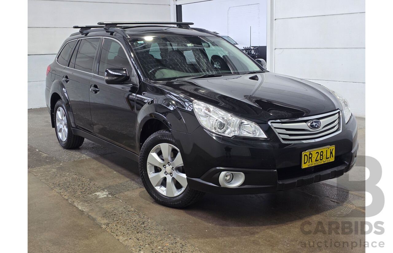 2/2011 Subaru Outback 2.5i Premium (AWD) MY11 4d Wagon Crystal Black 2.5L