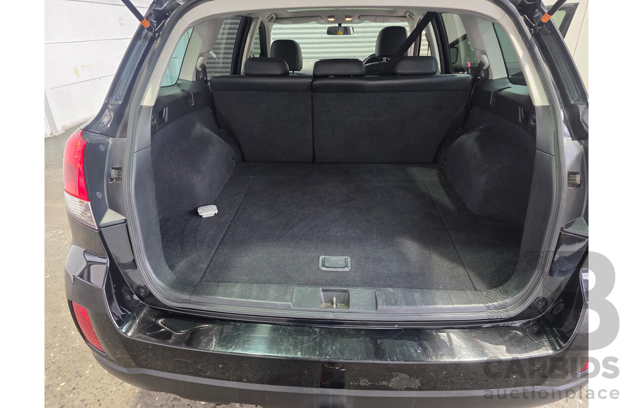 2/2011 Subaru Outback 2.5i Premium (AWD) MY11 4d Wagon Crystal Black 2.5L