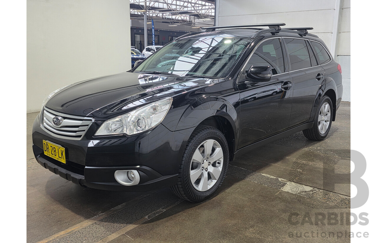 2/2011 Subaru Outback 2.5i Premium (AWD) MY11 4d Wagon Crystal Black 2.5L