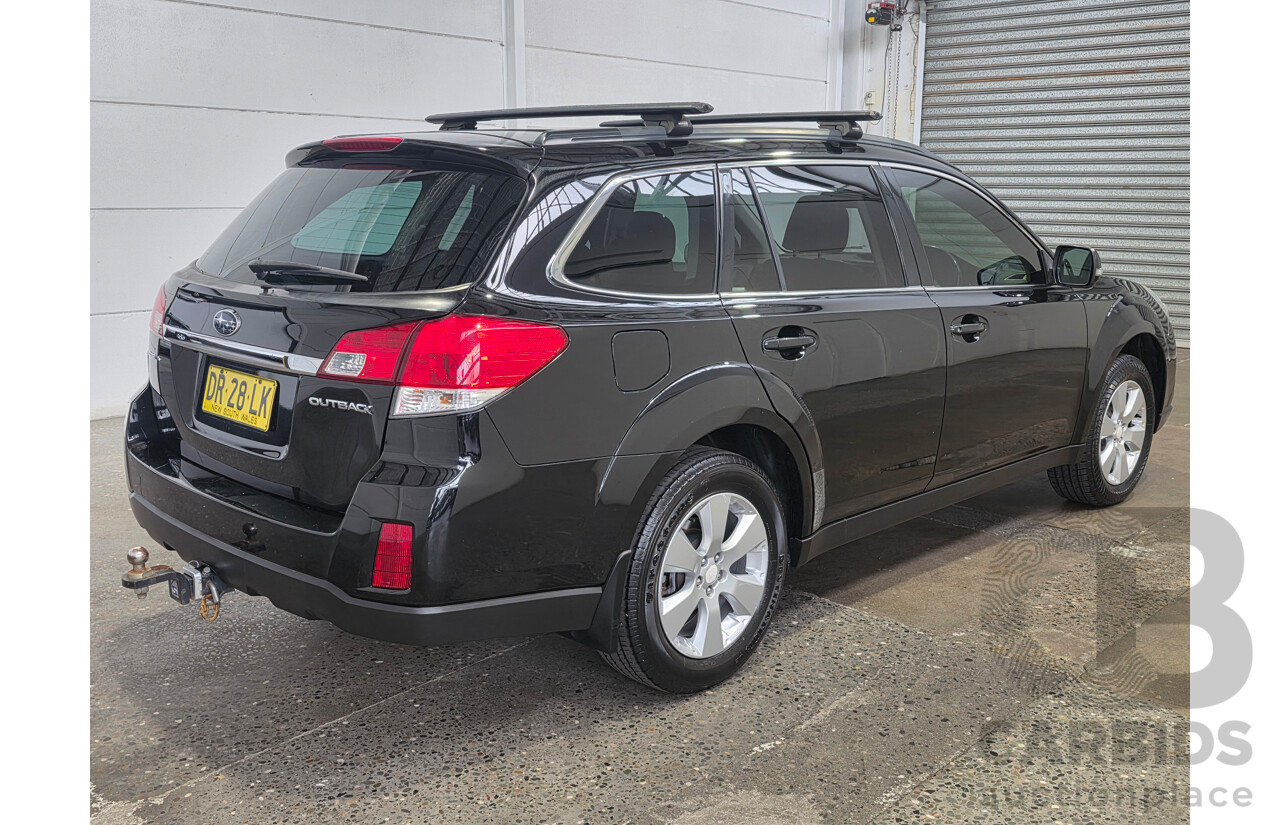 2/2011 Subaru Outback 2.5i Premium (AWD) MY11 4d Wagon Crystal Black 2.5L