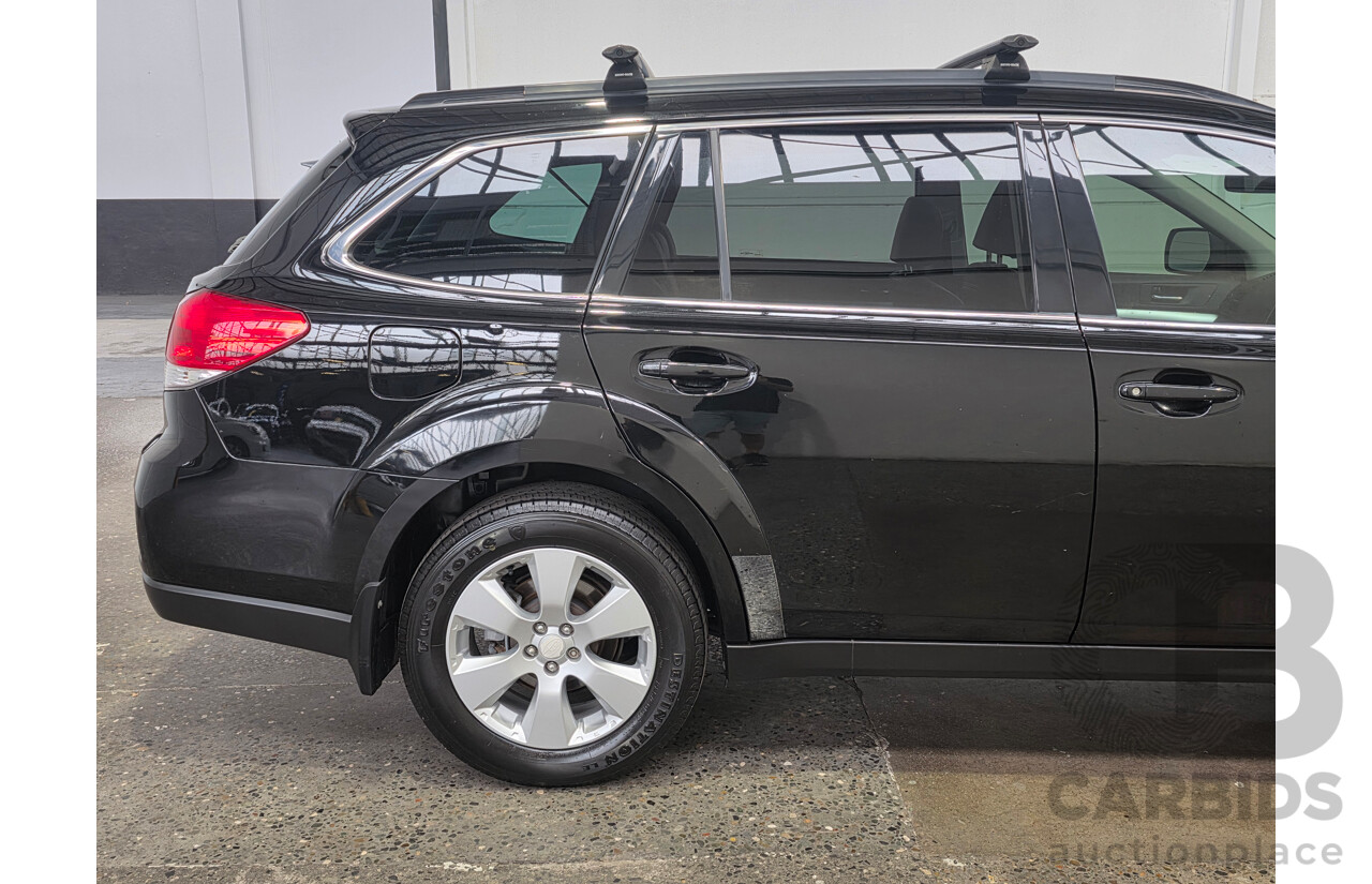 2/2011 Subaru Outback 2.5i Premium (AWD) MY11 4d Wagon Crystal Black 2.5L