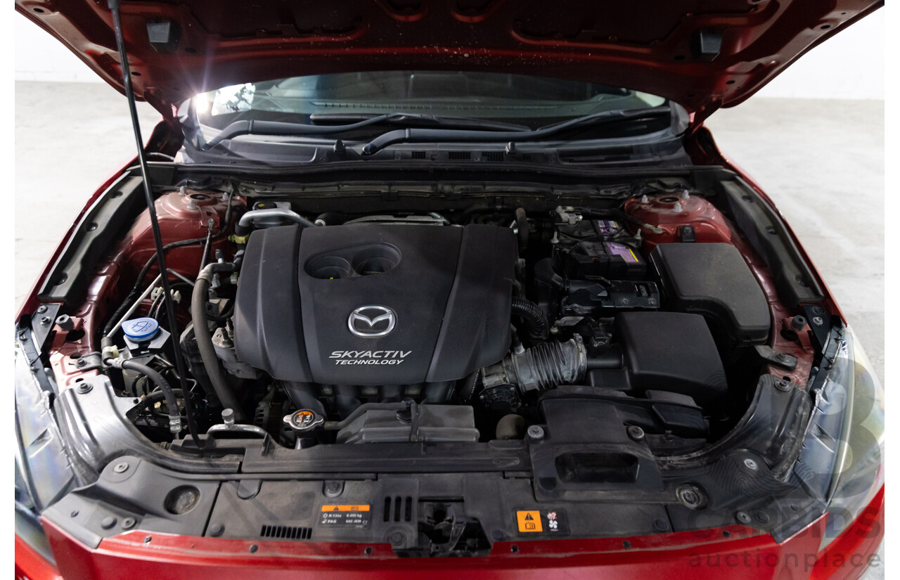 06/2017 Mazda Mazda3 MAXX FWD BN MY17 4D Sedan Red 2.0L