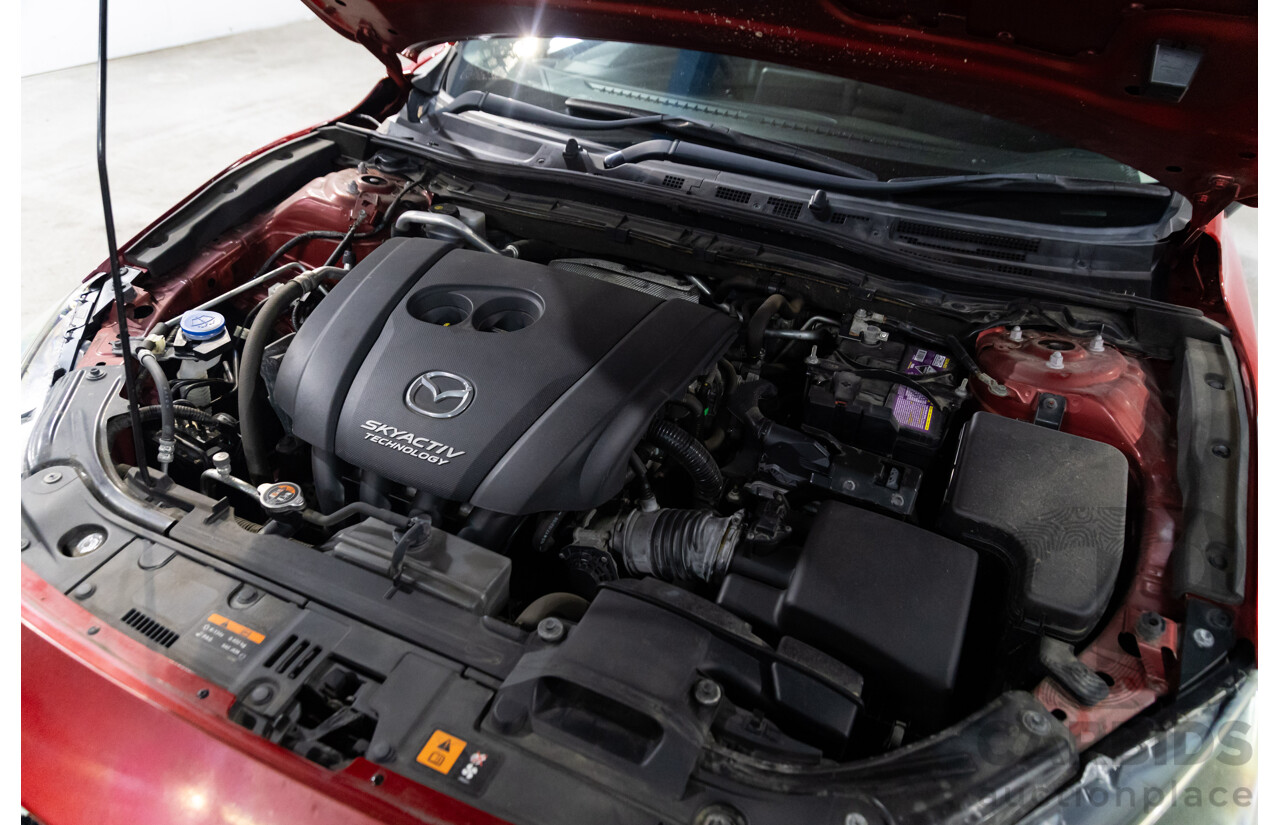 06/2017 Mazda Mazda3 MAXX FWD BN MY17 4D Sedan Red 2.0L