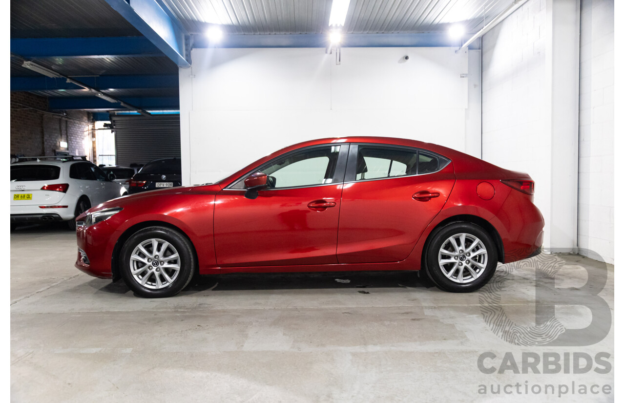 06/2017 Mazda Mazda3 MAXX FWD BN MY17 4D Sedan Red 2.0L