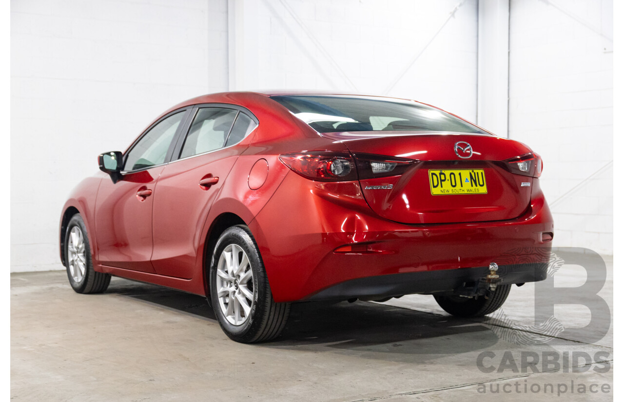 06/2017 Mazda Mazda3 MAXX FWD BN MY17 4D Sedan Red 2.0L