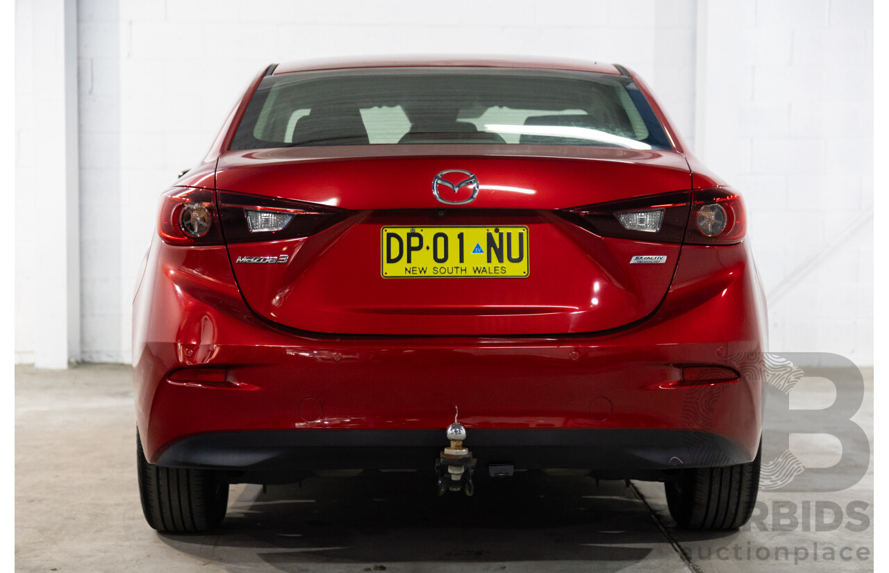 06/2017 Mazda Mazda3 MAXX FWD BN MY17 4D Sedan Red 2.0L