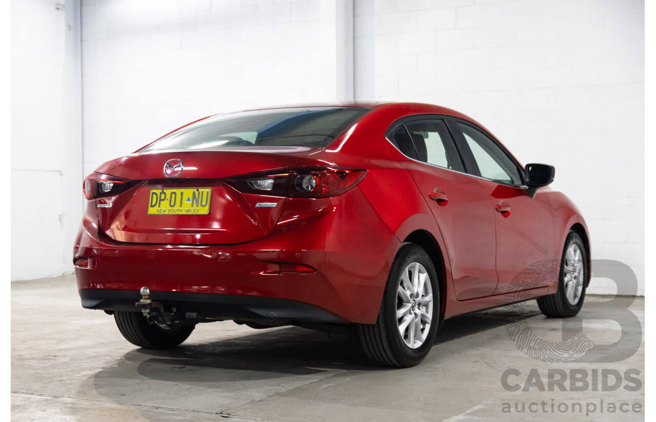 06/2017 Mazda Mazda3 MAXX FWD BN MY17 4D Sedan Red 2.0L