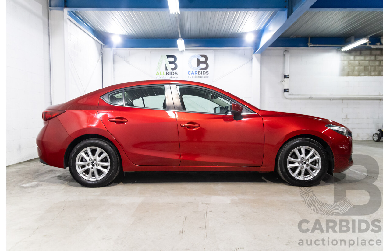 06/2017 Mazda Mazda3 MAXX FWD BN MY17 4D Sedan Red 2.0L