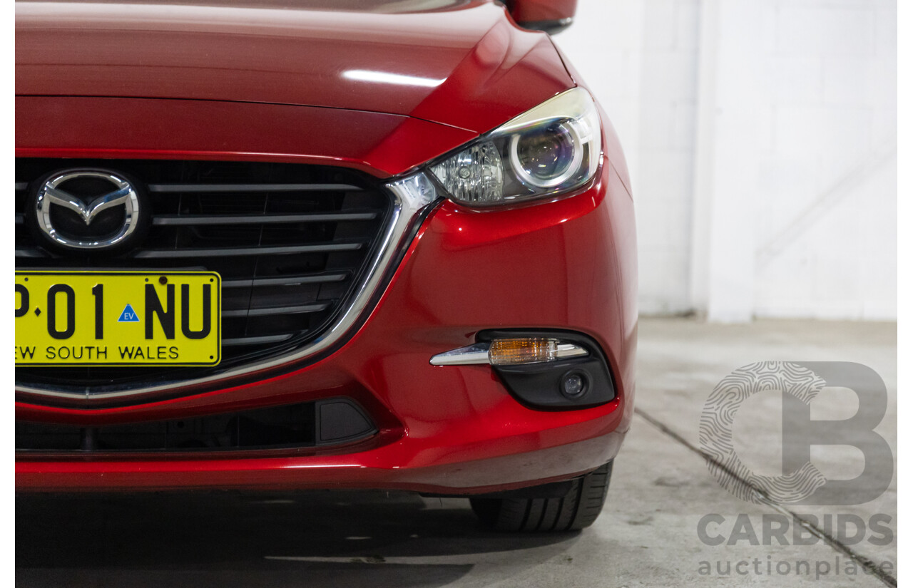06/2017 Mazda Mazda3 MAXX FWD BN MY17 4D Sedan Red 2.0L