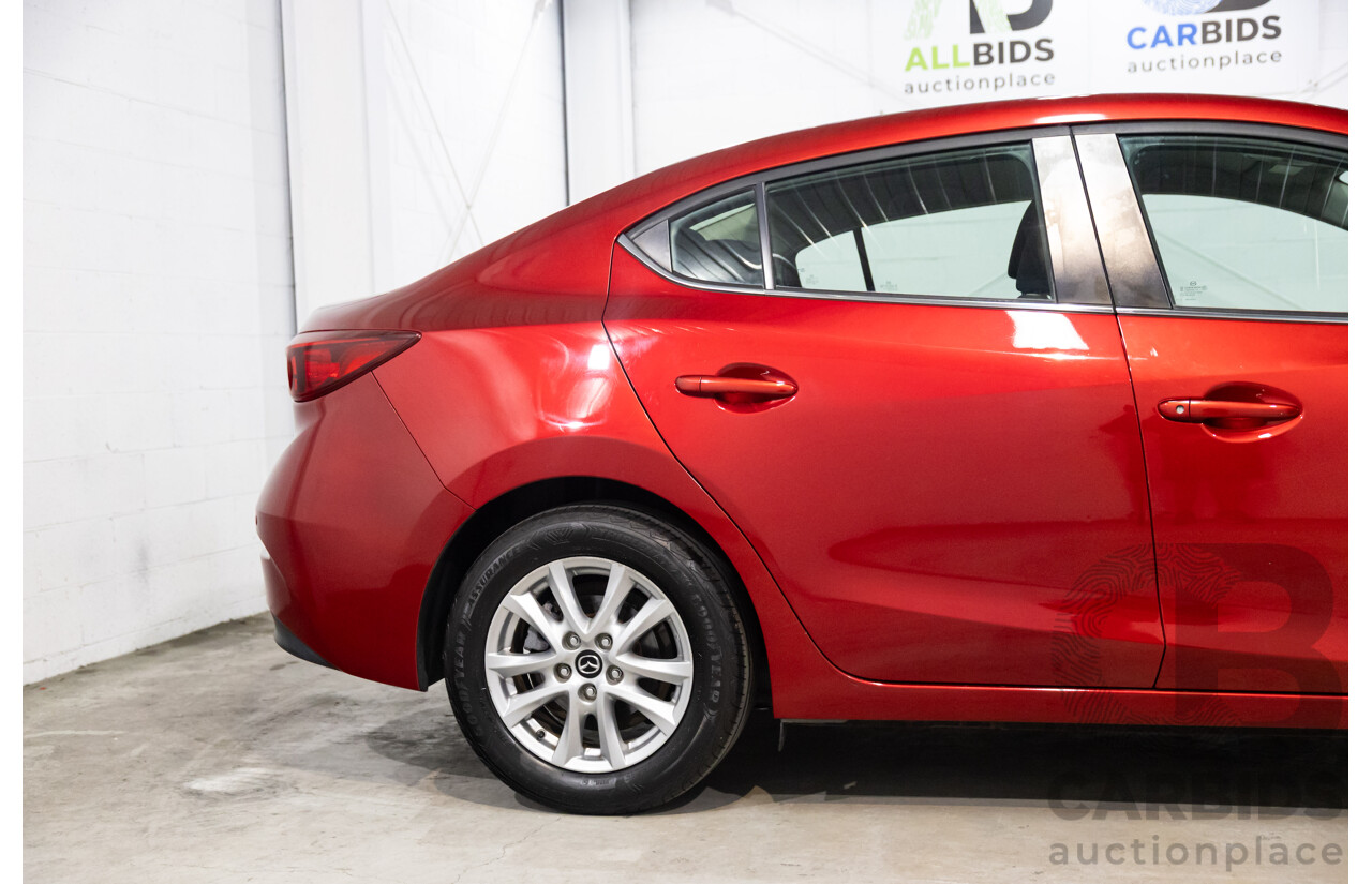 06/2017 Mazda Mazda3 MAXX FWD BN MY17 4D Sedan Red 2.0L