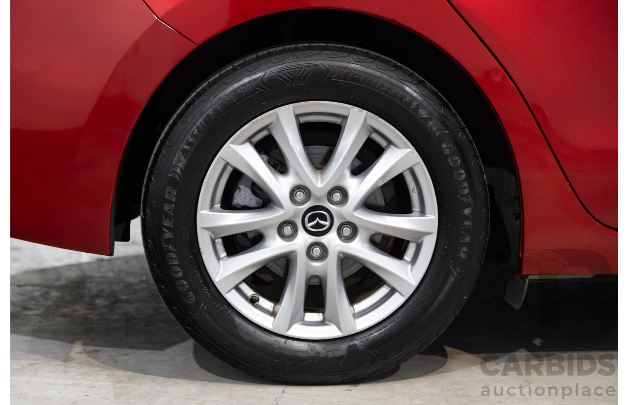 06/2017 Mazda Mazda3 MAXX FWD BN MY17 4D Sedan Red 2.0L