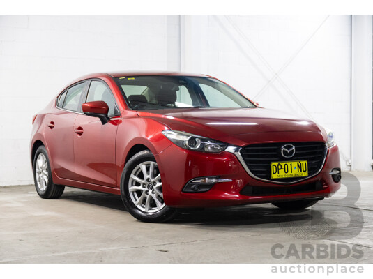 06/2017 Mazda Mazda3 MAXX FWD BN MY17 4D Sedan Red 2.0L