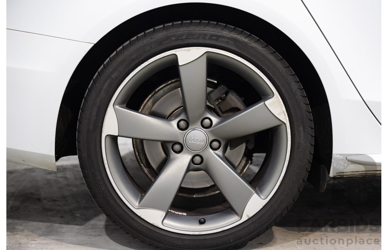 6/2014 Audi A4 2.0 TFSI S-Line Quattro B8 (8K) MY14 4d Sedan Glacier White Metallic Turbo 2.0L